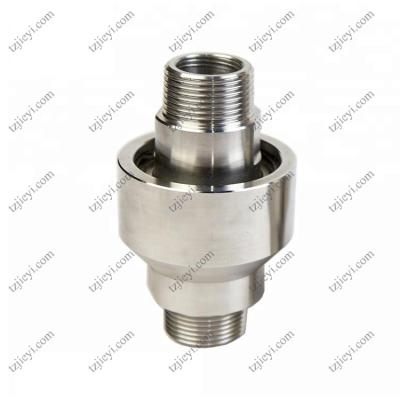 China Stainless steel high pressure rotary joint for hydraulic oil and water BSP threaded connection for sale