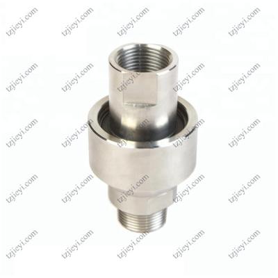 China Stainless steel 304 high pressure swivel joint for hydraulic oil and water BSP threaded connection for sale