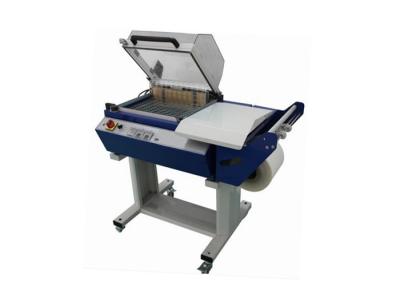 China PVC PP Semi Auto Shrink Wrapping Machine 15 Pcs/Min Tunnel Stretch Wrapper for sale