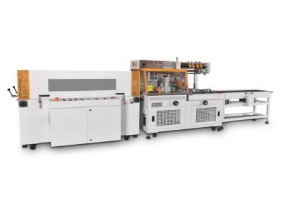 China Servo POF Shrink Wrapping Machine For Cartons 60 Pcs/Min Automatic Sleeve Sealer for sale