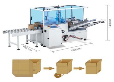 China Sealing 15 Pcs/Min Carton Erector Machine E Commerce Automatic Box for sale