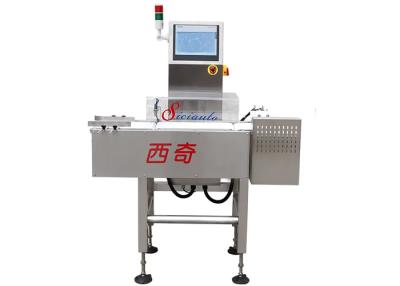 China Push Plate Cigarette Box High Accuracy Checkweigher 100w High Speed With Drop Out Reject System for sale