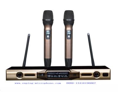 China X10 fixed frequency wireless microphone system UHF Dual channel rack mountable very low price for sale