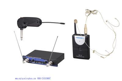 China GT-160 competetive cheap price  guitar wireless microphone UHF instrument micrófon for sale