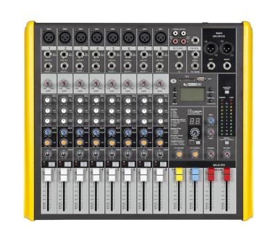China MS-412/612/812FX  mixing console with 99DSP bluetooth MP3 / no powered mixer for sale
