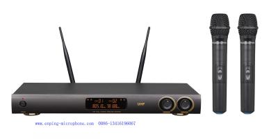 China LS-5000 Pro UHF fixed frequency wireless microphone system with  LCD color screen digital display for sale