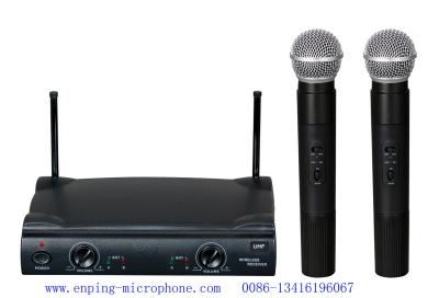 China PG58  two-handheld VHF wireless microphonel / SHURE / micrófono / good quality MIC for sale