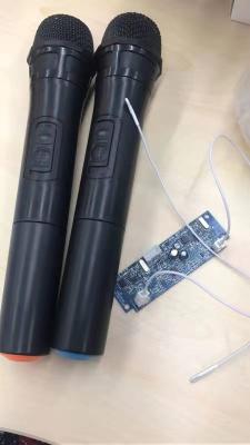 China VHF-modules   fixed frequency dual channel microphone with PCB / micrófono /cheap/ plastic speaker, public speaker for sale