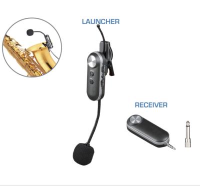 China T6 Saxophone wireless microphone 10channels frequency UHF instrument micrófon for sale