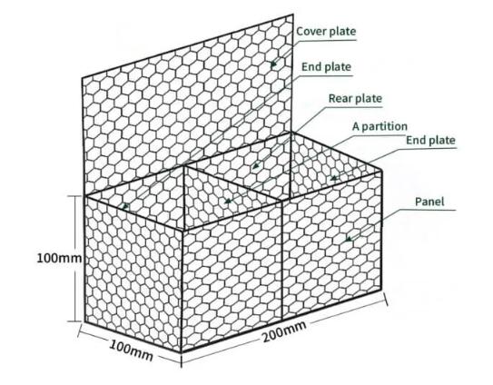 Hot Dip Galvanized Gabion Box Anti Corrosion 1m-6m Length For Erosion ...