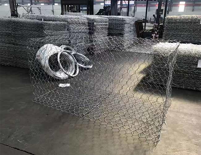 Stainless Steel Woven Gabion Wire Mesh Rustproof Gabion Cages Rockfall ...