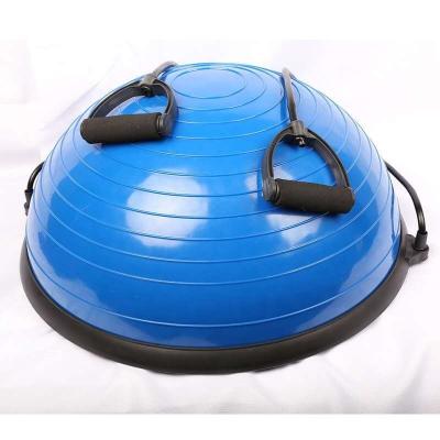 China Fitness Center PVC Yoga Half Balance Ball with Resistance Band and Twisting Waist Disc for sale