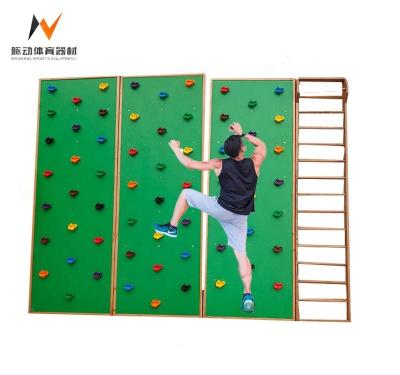 China Children's Wooden Rib Wooden Frame for Training Climbing Wall in Dark Grey Color for sale