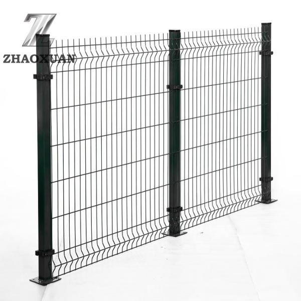 Quality Residential 3D Curved Wire Mesh Fence PVC Coated Bending Fencing Panels for sale