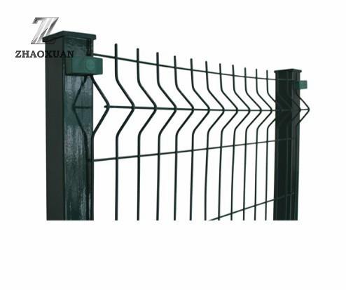 Quality Security Iron 3D Curved Wire Mesh Fence Pvc Coated Rot Proof for sale