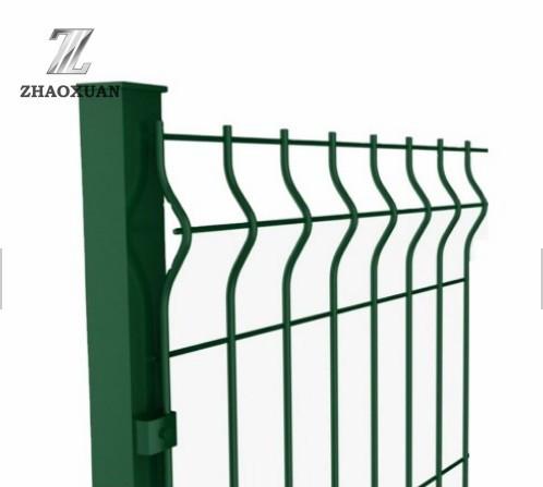 Quality Security Iron 3D Curved Wire Mesh Fence Pvc Coated Rot Proof for sale