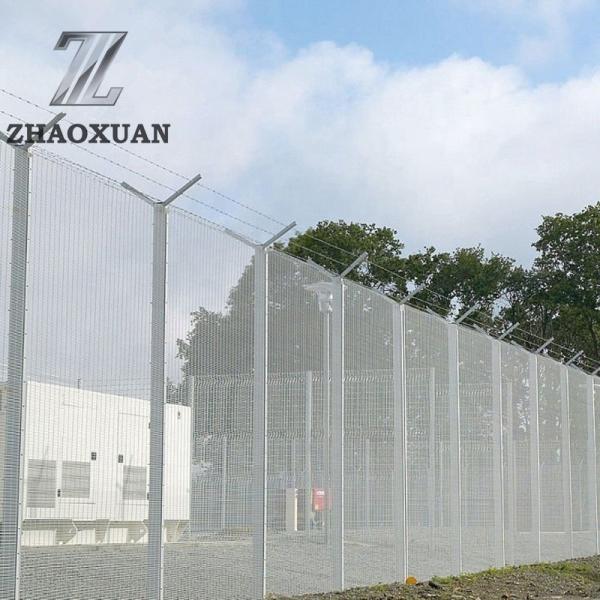 Quality Airport 358 Anti Climb Security Fence Anti Ultraviolet Weld Wire Fence for sale