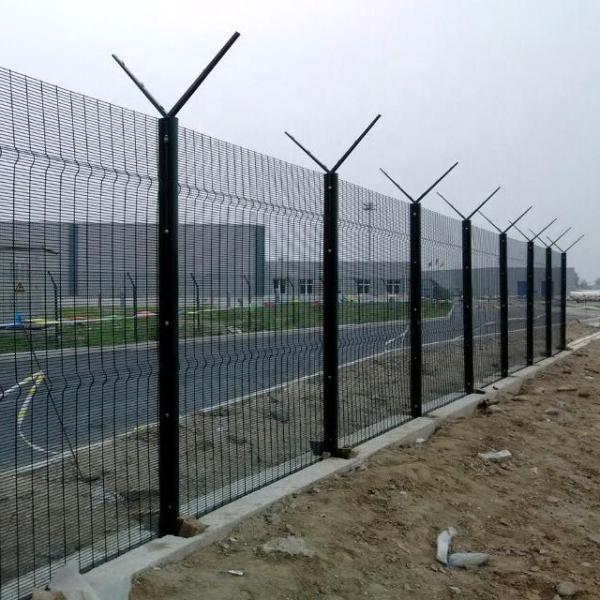 Quality Airport 358 Anti Climb Security Fence Anti Ultraviolet Weld Wire Fence for sale