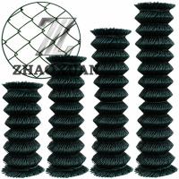 Quality Anti Corrosive Chain Link Fence PVC Coated 1.8mm 2.5mm 4.0mm 3.5mm Dia for sale