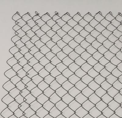 China Steel Diamond Chain Link Wire Fence Hole Galvanized For Football Field for sale