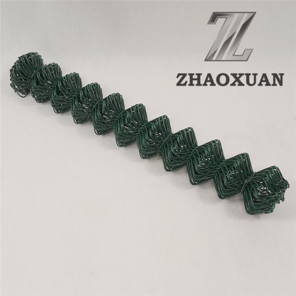 Quality Diamond Hole Galvanized Chain Link Wire Fence For Football Field for sale