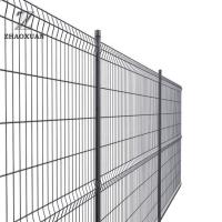 Quality Outdoor Metal Wire Mesh Panels 3D Fence For School / Sports Fields for sale