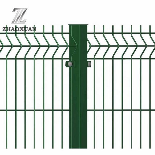 Quality Outdoor Metal Wire Mesh Panels 3D Fence For School / Sports Fields for sale