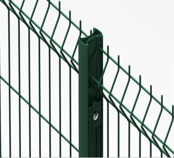 Quality Outdoor Metal Wire Mesh Panels 3D Fence For School / Sports Fields for sale