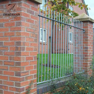 China Anti Corrosion Iron Palisade Security Fencing For Villas And Courtyard for sale