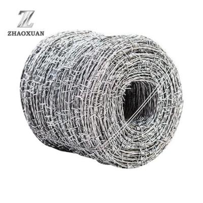 China Twisted Weaving PVC Coated Barbed Wire Fencing for Farm Private for sale