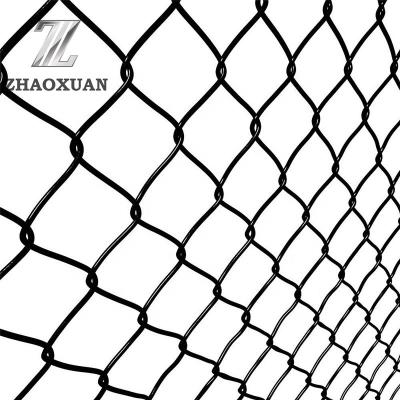 China Outdoor Playground Chain Link Fence Tennis Court Diamond Twisted Fence Panels for sale