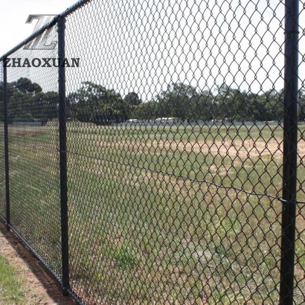 Quality Outdoor Playground Chain Link Fence Tennis Court Diamond Twisted Fence Panels for sale