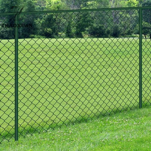 Quality Outdoor Playground Chain Link Fence Tennis Court Diamond Twisted Fence Panels for sale