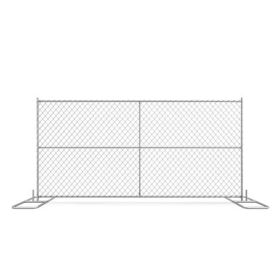 China America Chain Link Temporary Security Fence Site Security Fencing Panels for sale
