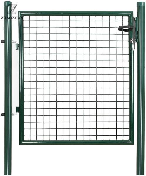 Quality Single Leaf fence swing gate Refined Design With Hinge Installation for sale