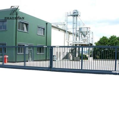 China Sliding Automatic Steel Fence Gate with PVC Coated Surface Treatment for sale