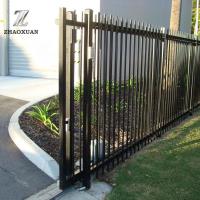 Quality Dip Galvanized Steel Fence Gate With PVC Coated Surface Treatment for sale