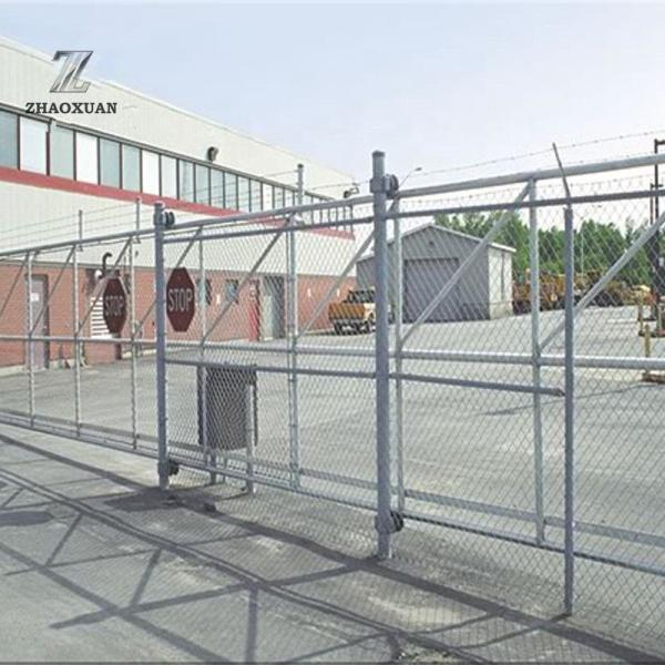 Quality Dip Galvanized Steel Fence Gate With PVC Coated Surface Treatment for sale