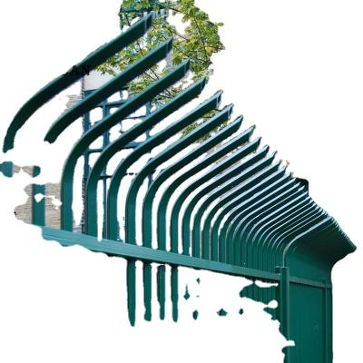 China Shockproof Dwelling Zone Metal Bar Fence Customized Easily Assembled for sale