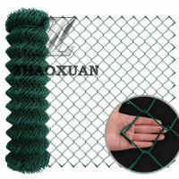 Quality Safety Diamond Chain Link Fence Anti Corrosion 1.8mm 2.0mm Wire Dia. for sale