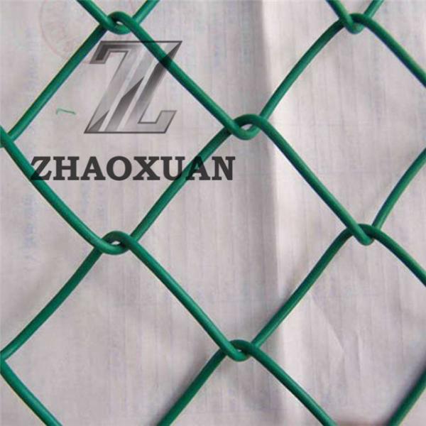 Quality Safety Diamond Chain Link Fence Anti Corrosion 1.8mm 2.0mm Wire Dia. for sale