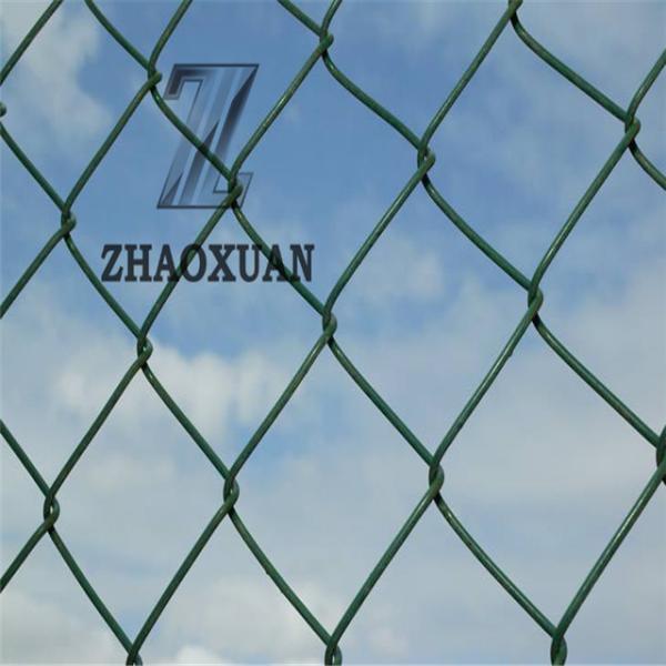 Quality Safety Diamond Chain Link Fence Anti Corrosion 1.8mm 2.0mm Wire Dia. for sale