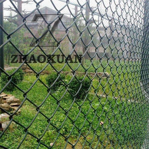 Quality Safety Diamond Chain Link Fence Anti Corrosion 1.8mm 2.0mm Wire Dia. for sale