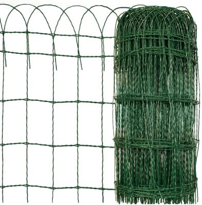 China Rolo decorativo de cerca de jardim com revestimento de PVC 1,5 mm-2,5 mm diâmetro do fio à venda