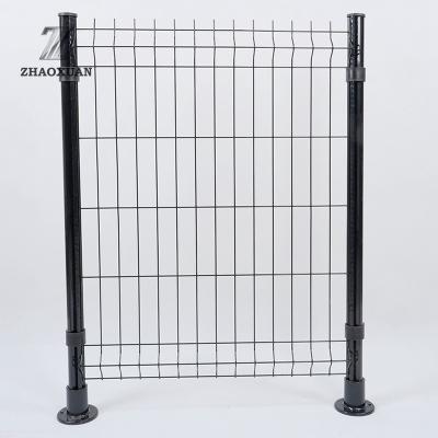 China Welded Steel Iron 3D Curved Mesh Wire Fence Anti Corrosion For Residential for sale