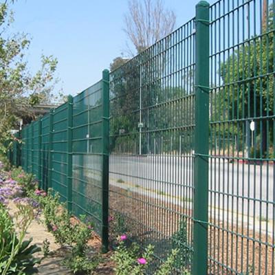 China 868 656 Double Wire Mesh Fencing Galvanized Powder Coated Steel Mesh Panels for sale