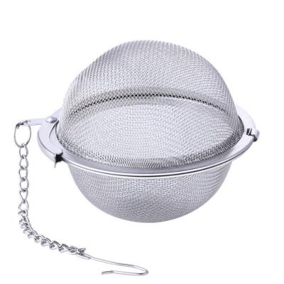 China 7cm Ball Shape Stainless Steel Tea Strainer Food Grade for sale