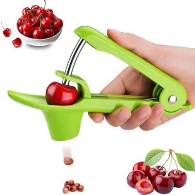 China Olive Seed Cherry Pitter Remover Tool With Food Grade Silicone Cup for sale