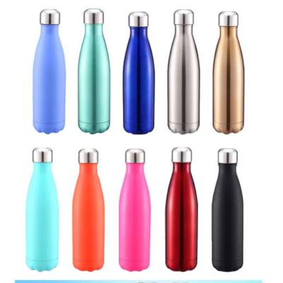 China 500ml Vacuum Sports Custom Drinking Cups 304SS Metal Drink Bottle for sale