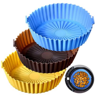 China Air Fryer Silicone Pot Air Fryer Oven Accessories Air Fryer Silicone Liners for sale